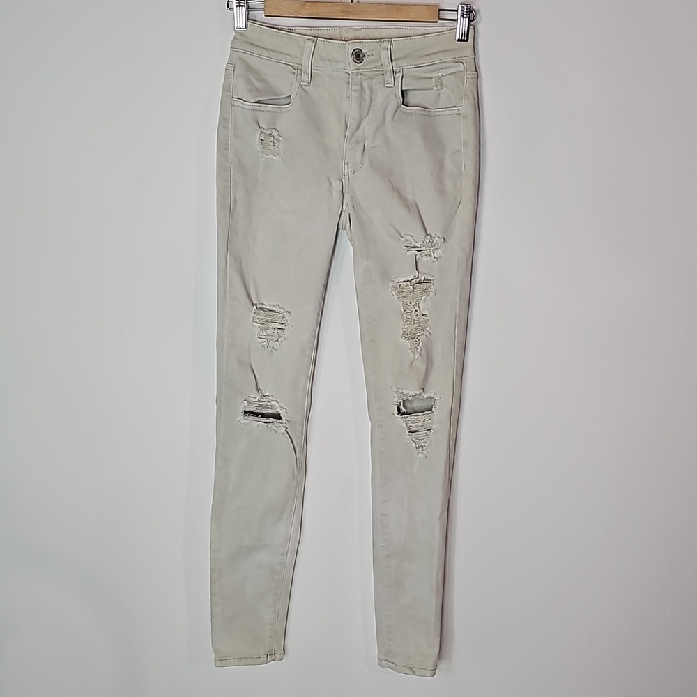 American Eagle next level stretch size 6 high rise jeggings